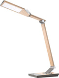 Metal LED Desk Lamp with USB Port, 5 Color Modes & 6 Brightness Levels, Grey Y1994