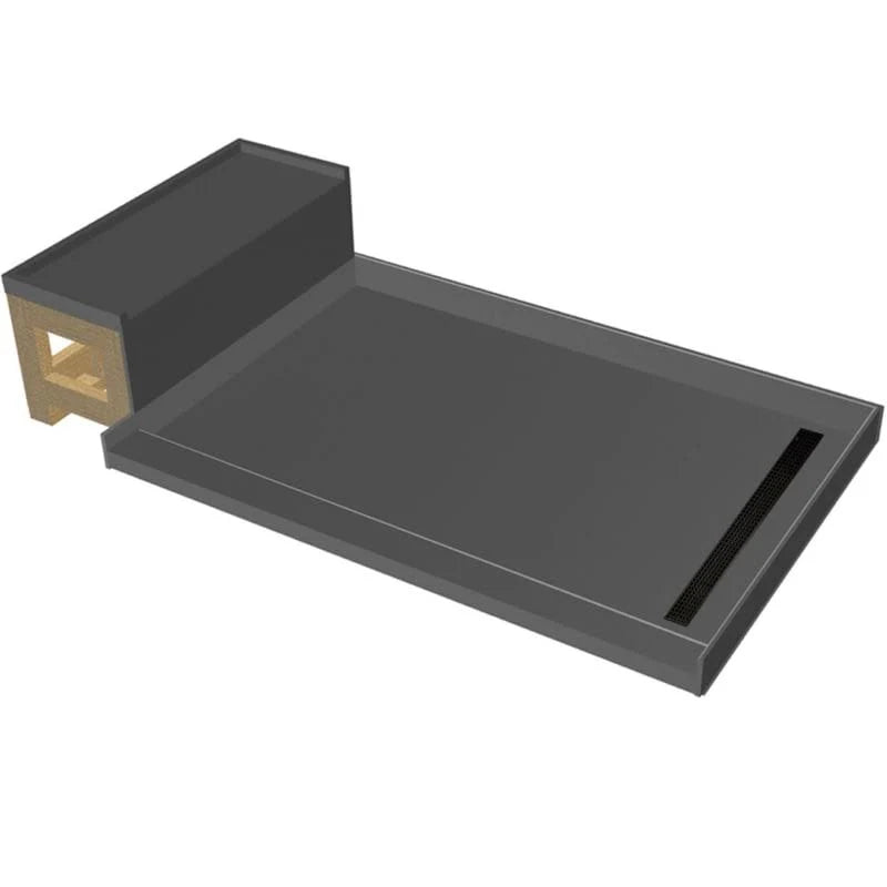 Rectangular Shower Base with Right Drain M205847