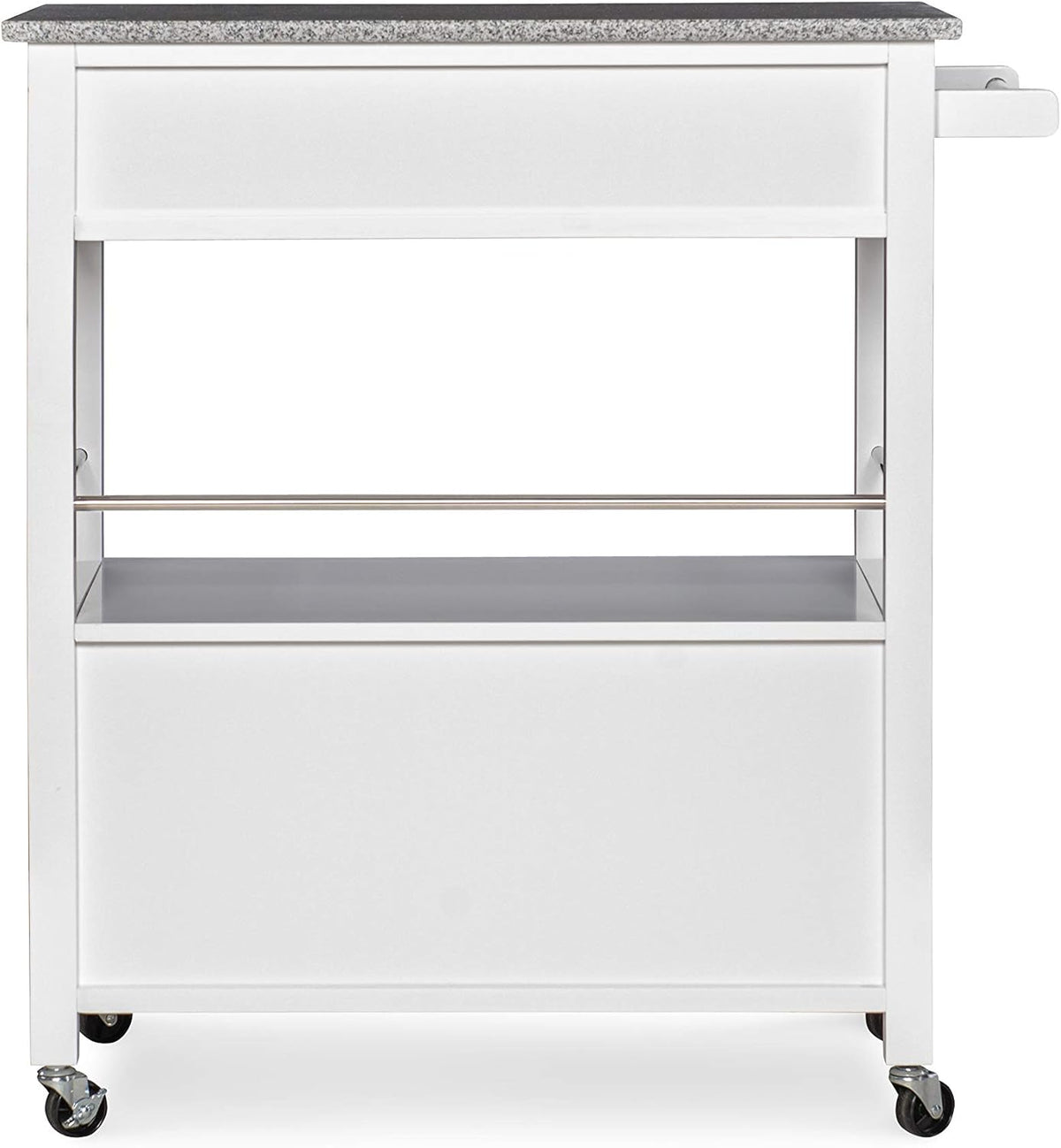 White Kitchen Cart D398
