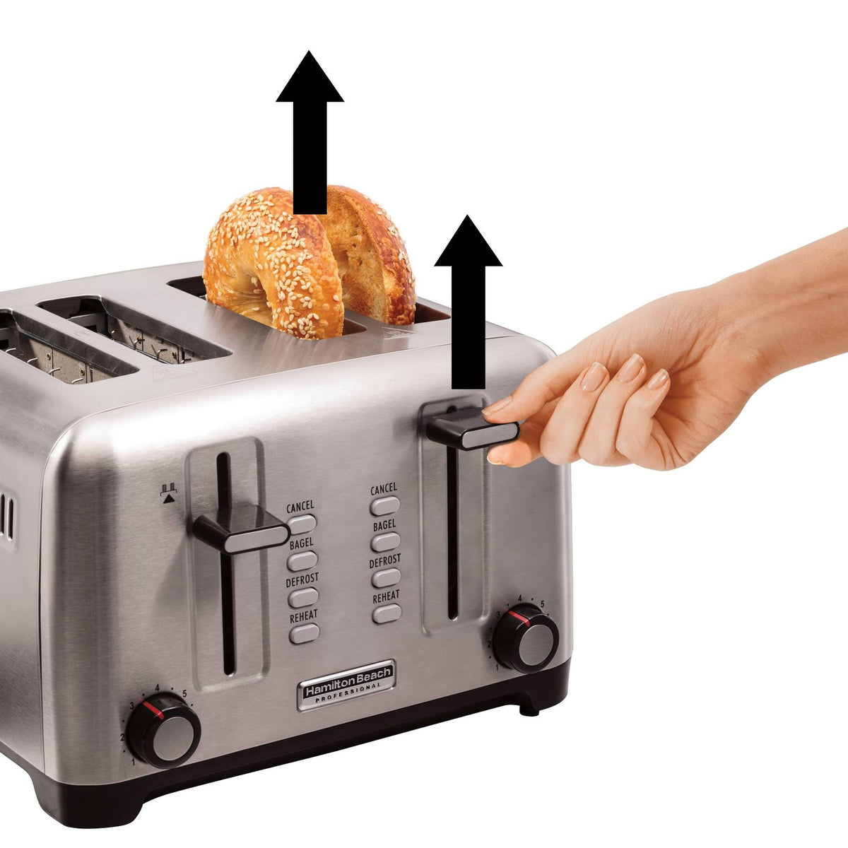 4 Slice Stainless Steel Toaster E628735