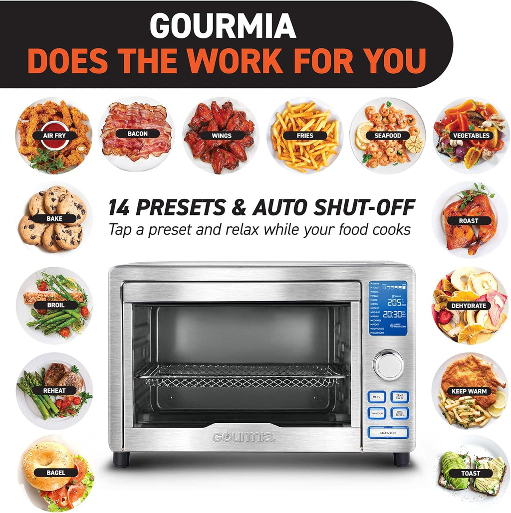 Stainless Steel Digital Toaster Oven Air Fryer Q494809