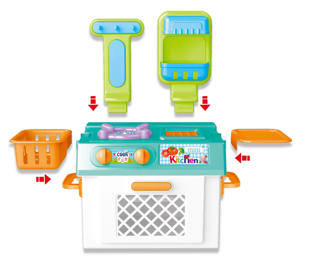 Mini Kitchen Playset With Sound And Color Changing Lights G79690