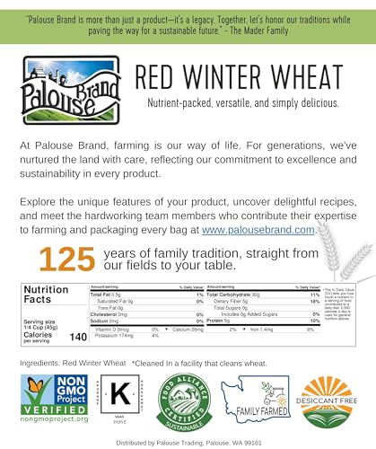 25 LBS Hard Red Winter Wheat Berries E7200