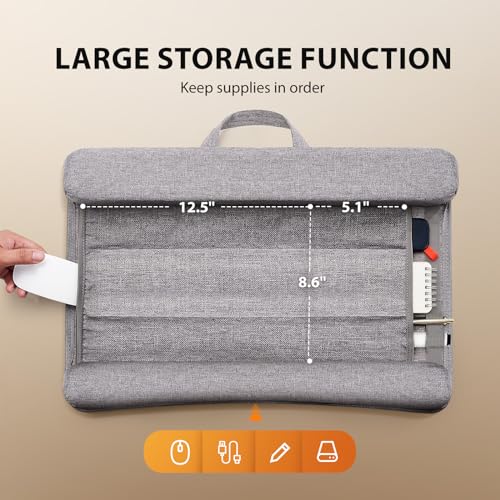 Brown Lap Desk with Cushion and Extra Storage Pocket G4153