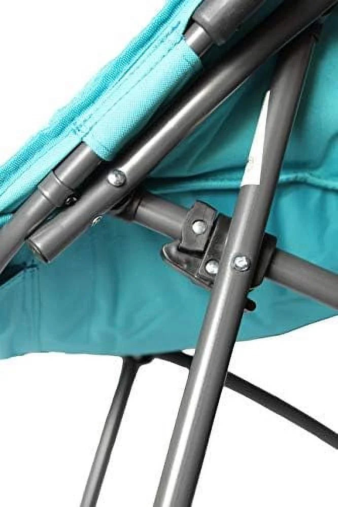 Teal Corduroy Foldable Accent Chair D5124