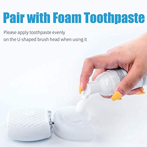 Ultrasonic U-Shaped 360° Electric Toothbrush (White) L24073