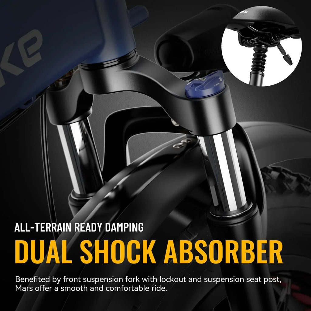 Foldable 20 x 4.0 Fat Tire Electric Bike with 500W Motor W795919