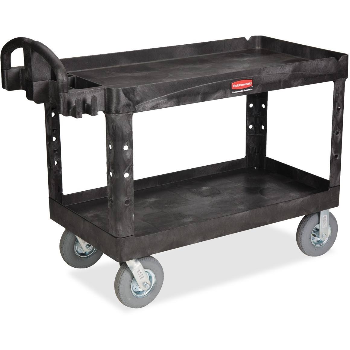 Large Utility Cart with Lipped Shelf A68503
