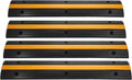 Rubber Cable Protector Speed Bump (4 Pack Single Channel) Pack of 2 S1002