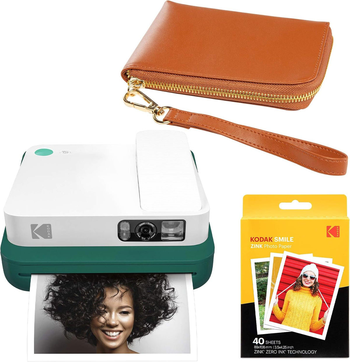 Black Digital Instant Camera with Bluetooth P2341