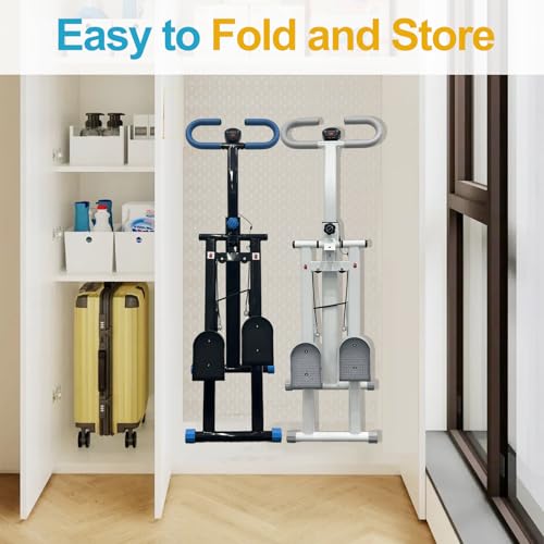 Foldable Vertical Climber with Adjustable Handles K750