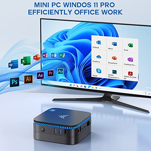 Mini PC, Intel N95 8GB RAM 256GB SSD, 4K HDMI T918464
