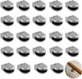 24 Pcs Stainless Steel Glass Clamps 6-8mm Adjustable Z886604