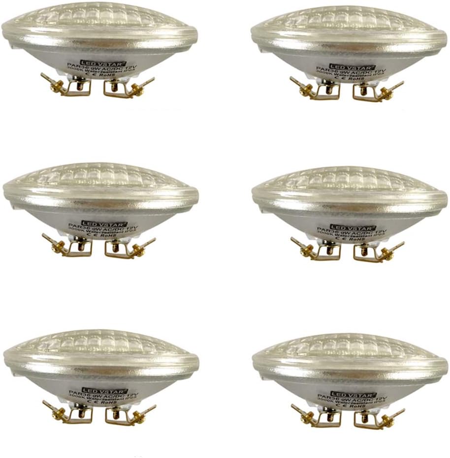 LED PAR36 9W 12V Warm White Landscape Lighting Pack of 6 W1293
