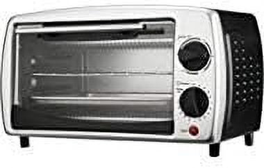 4 Slice Toaster Oven and Broiler Black A98696