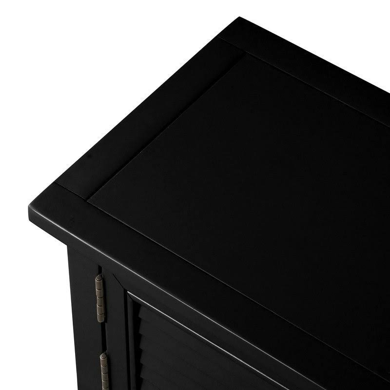 Modern Console Table with 2 Drawers, 2 Cabinets and 1 Shelf - Red C5071