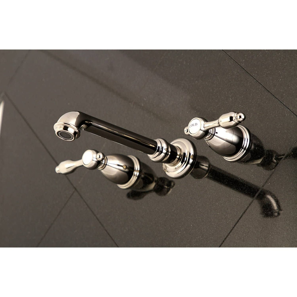 Wall Mount Roman Tub Filler Polished Chrome N188672