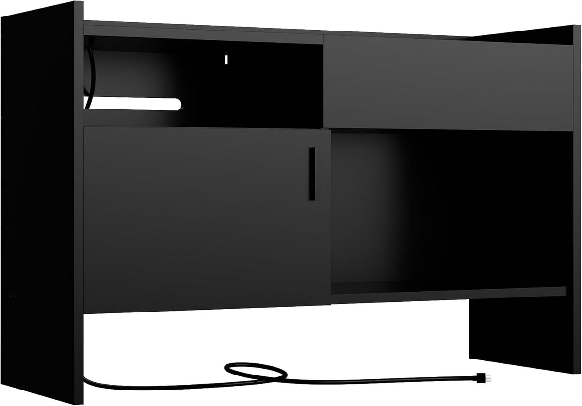 Black Record Cabinet P58256
