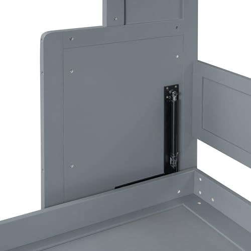 Queen Size Murphy Bed Wall Bed with Closet and Drawers G86777