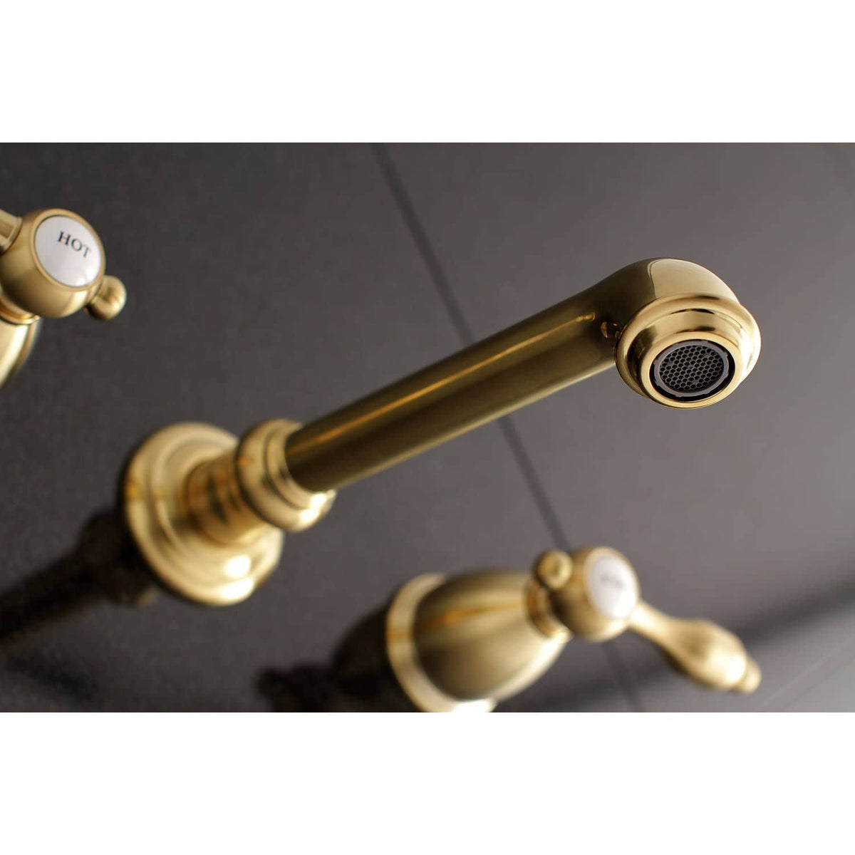 Wall Mount Roman Tub Filler Polished Chrome N188672