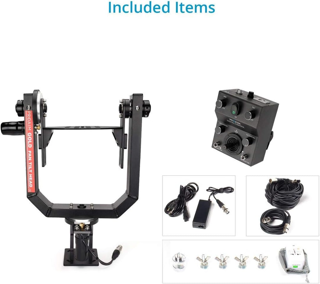 Gold Camera Pan Tilt Head with Joystick Control D34337