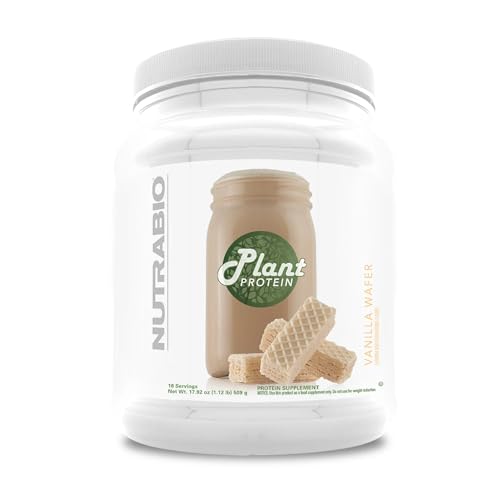 Vanilla Wafer Plant Protein Powder, 20G Protein per Scoop V47321