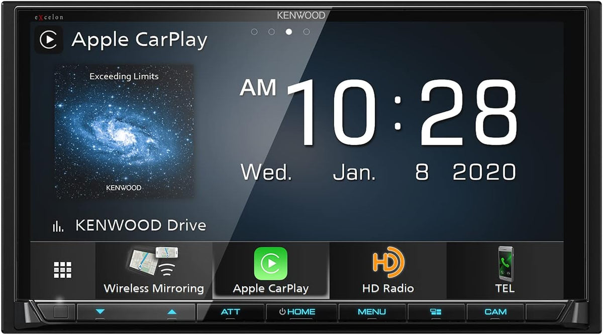 6.95" Digital Multimedia Bluetooth Car Stereo with Double DIN R42854