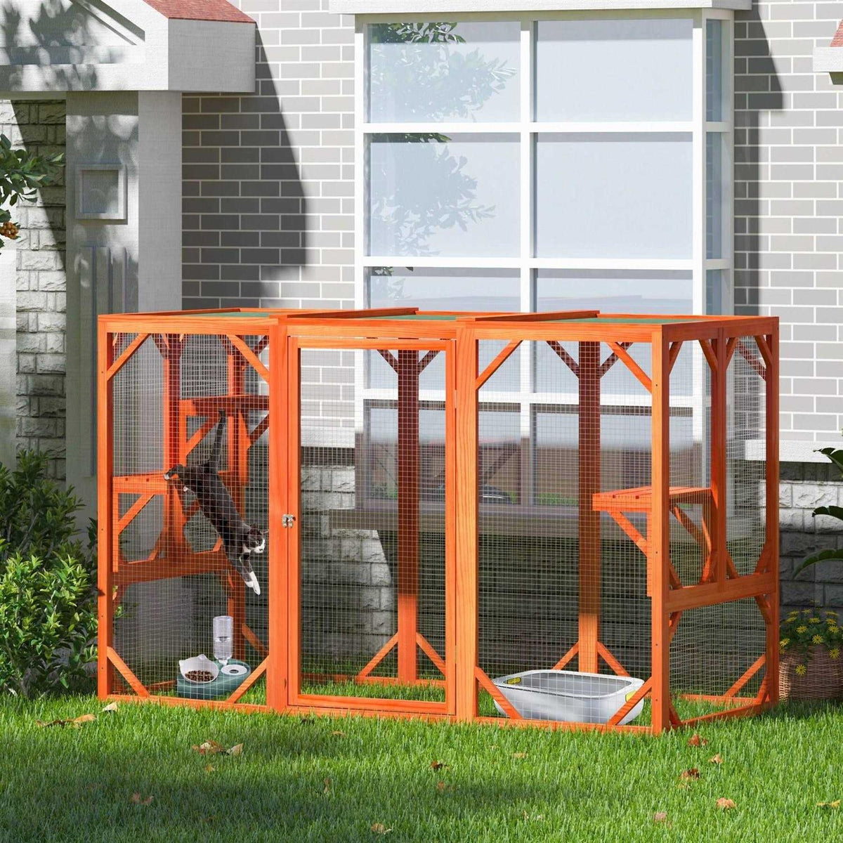 Outdoor Cat Enclosure Playpen Catio G710891