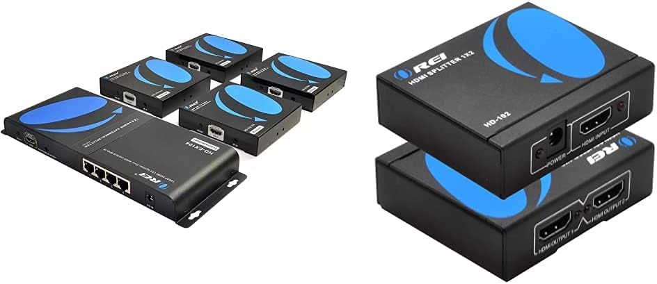 1x8 HDMI Extender Splitter Over Single Cable CAT5e/6/7 with IR Remote C8621