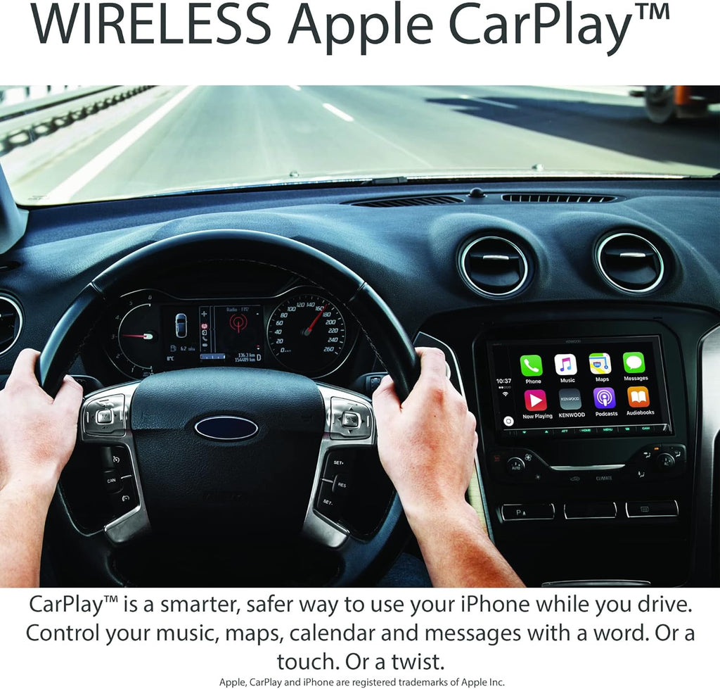 6.95" Digital Multimedia Bluetooth Car Stereo with Double DIN R42854