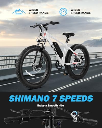 26x4.0 Fat Tire Electric Mountain Bike with 48V 13AH Battery P987