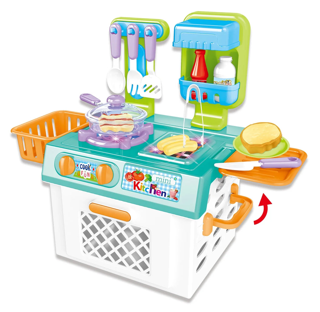 Mini Kitchen Playset With Sound And Color Changing Lights G79690