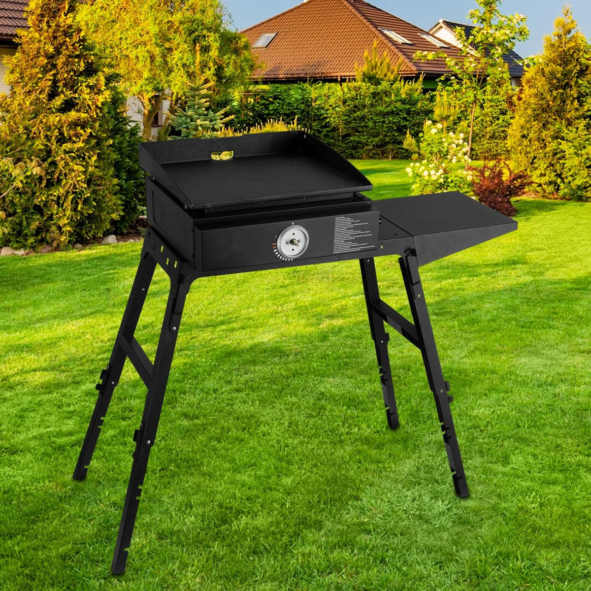 Portable Griddle Stand for Outdoor Camping Cooking H7018