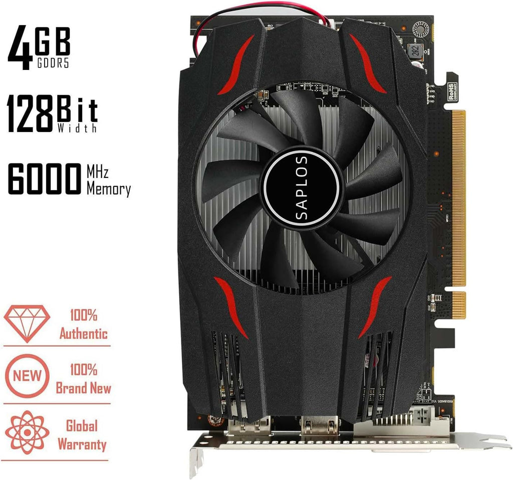 Radeon RX 550 4GB GDDR5 128-Bit Graphics Card J297875