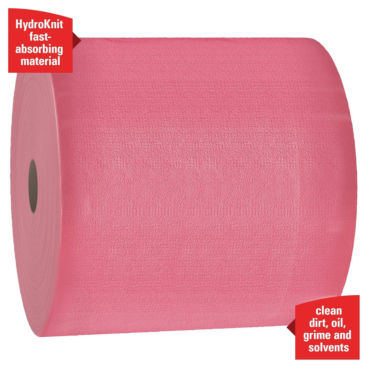 Heavy Duty Cloths Jumbo Roll, Red, 475 Sheets C34368