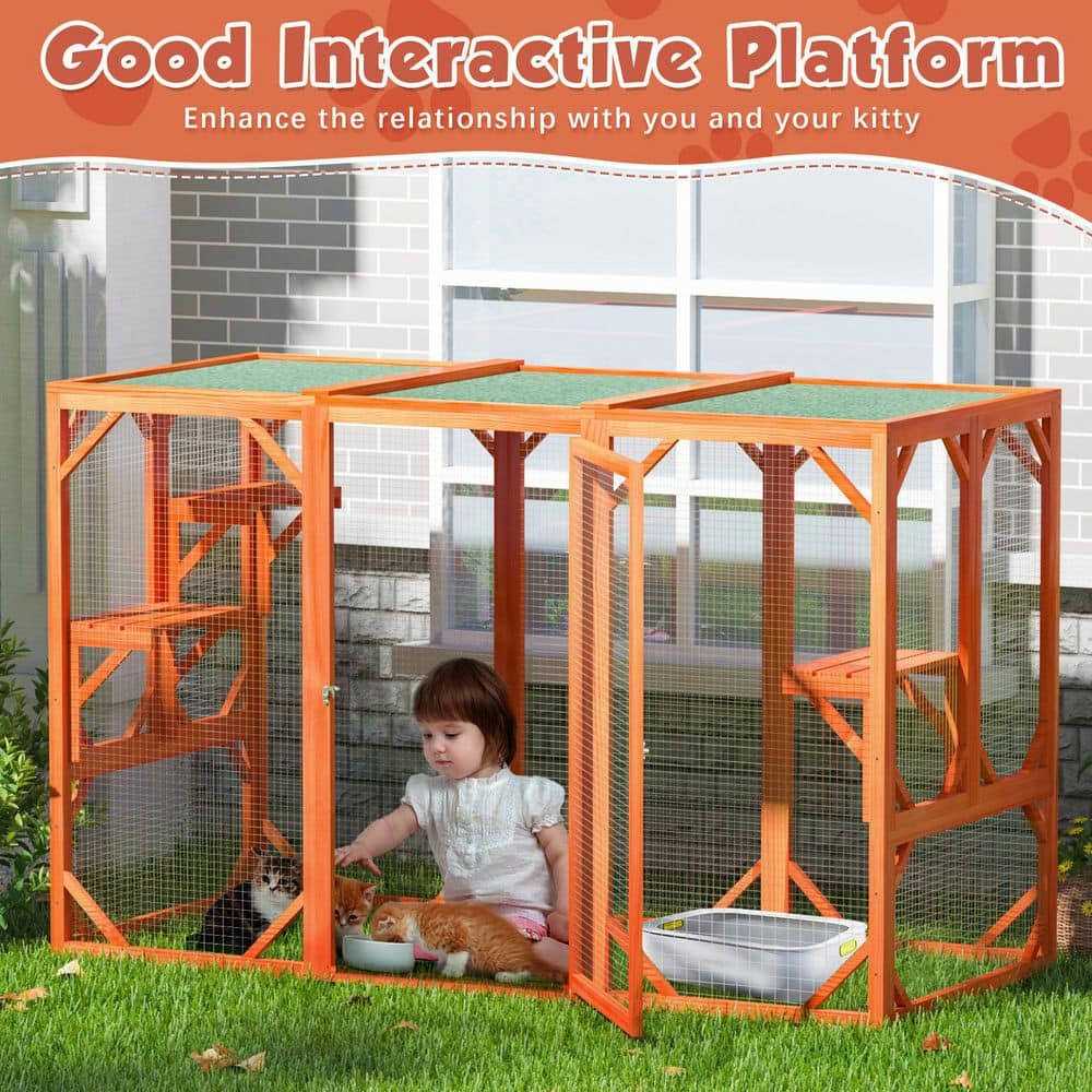 Outdoor Cat Enclosure Playpen Catio G710891