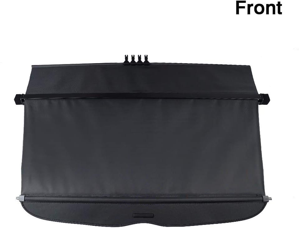 Black Retractable Rear Trunk Cargo Cover W224605