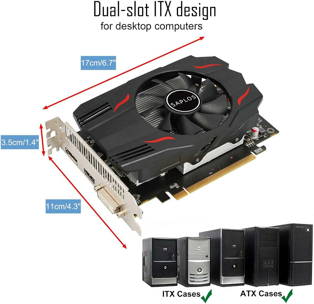 Radeon RX 550 4GB GDDR5 128-Bit Graphics Card J297875