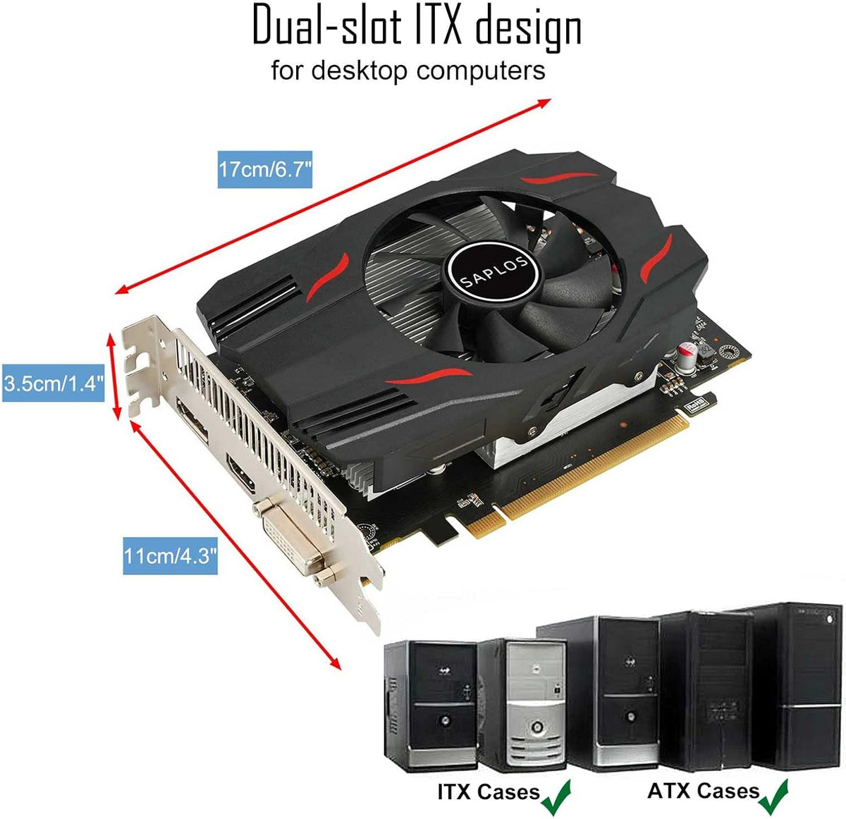 Radeon RX 550 4GB GDDR5 128-Bit Graphics Card J297875