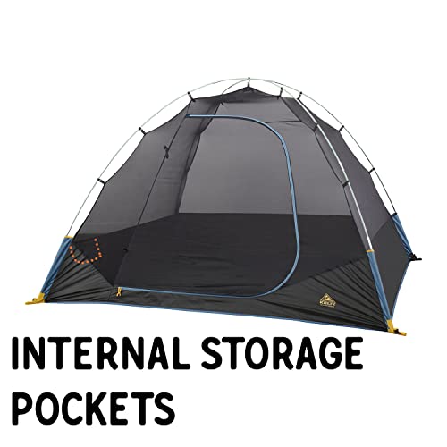 4 Person Camping Tent with Fiberglass Poles W1119