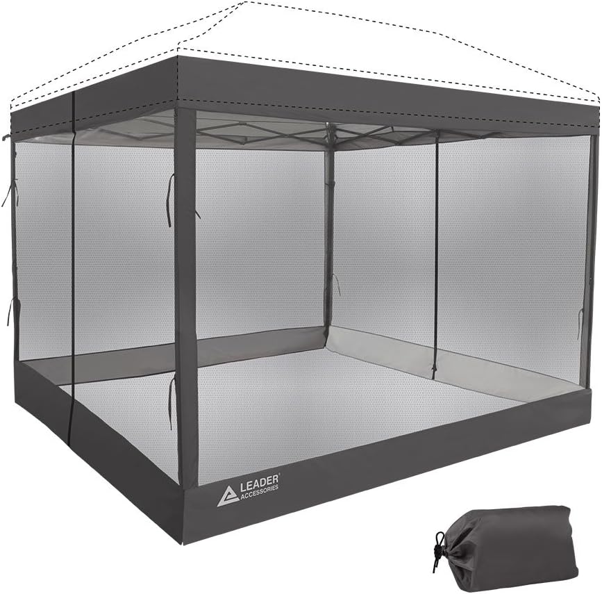 Mesh Screen Zippered Wall Panels for 10' x 10' Canopy R3292
