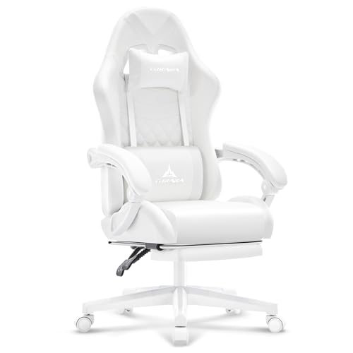Black Ergonomic Gaming Chair with Footrest N215621