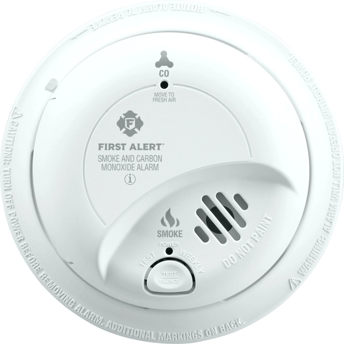 Smoke and Carbon Monoxide Detector with 9V Battery D5405