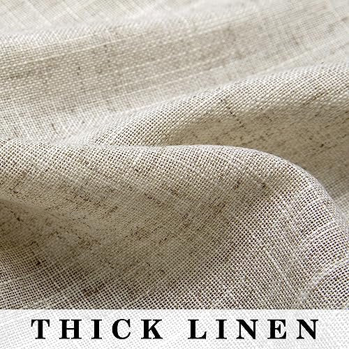 Grommet Linen Blended Sheer Curtains R301