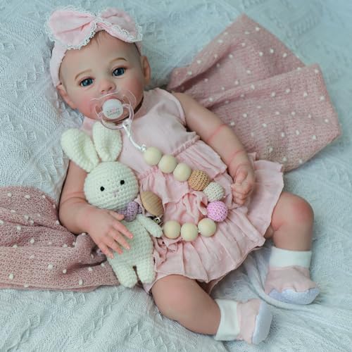 18 Inch Realistic Reborn Baby Doll with Soft Weighted Body W27180