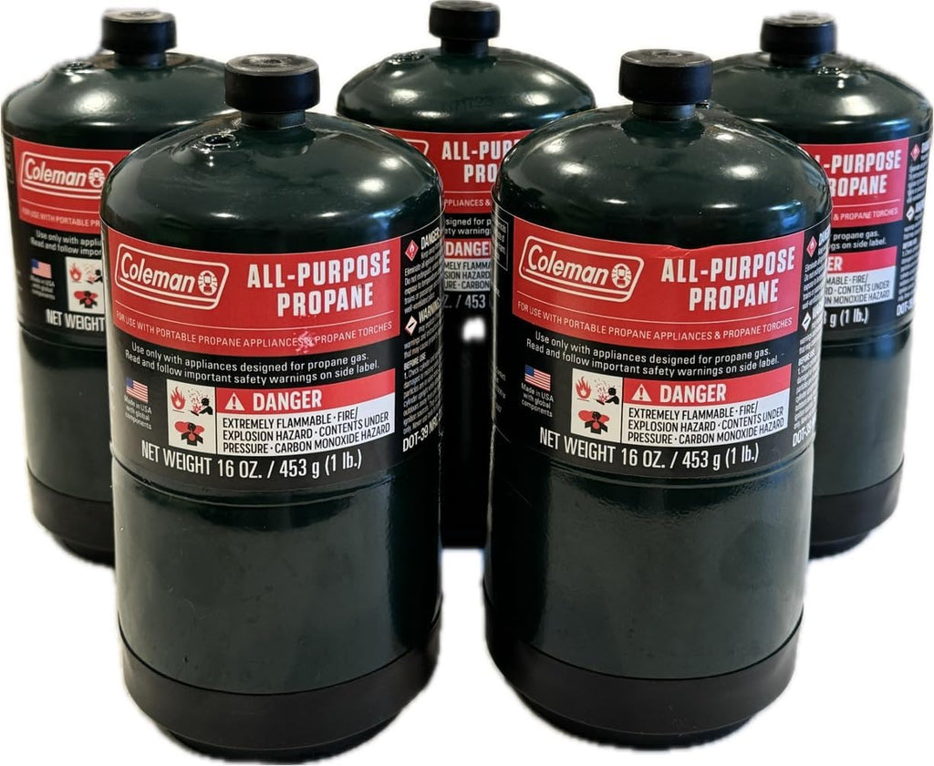 16 oz Propane Fuel Cylinders 5-Pack X373