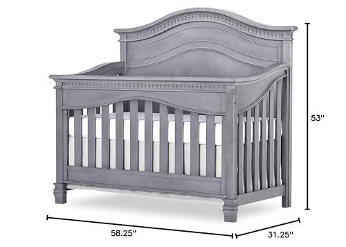 Antique Brown 5 in 1 Convertible Crib M5972