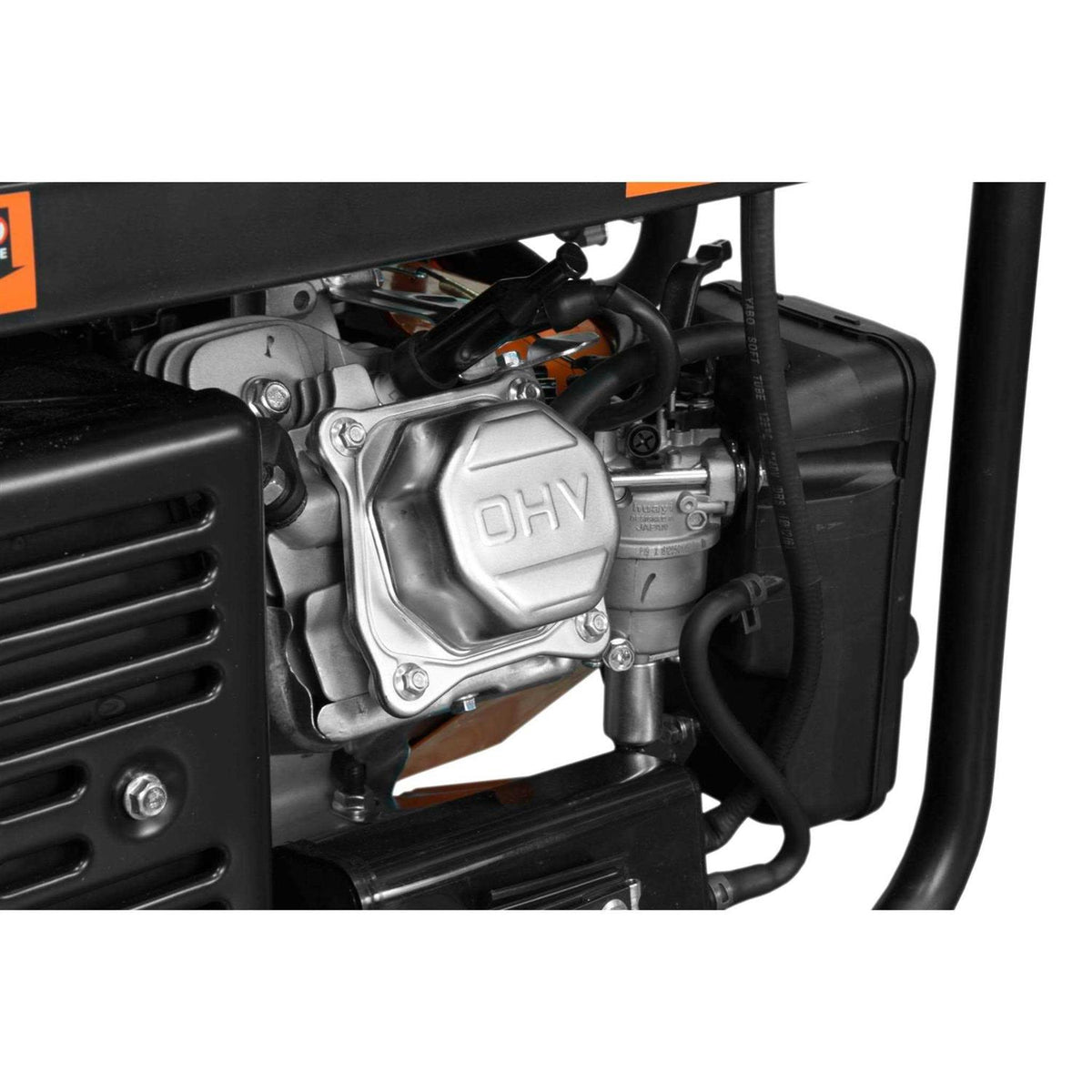 4750-Watt 120-Volt/240-Volt Dual Fuel Electric Start Portable Generator with Wheel Kit and CO Shutdown Sensor B278962