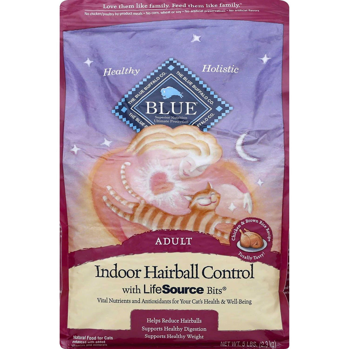 Natural Chicken and Brown Rice Adult Dry Cat Food G136427