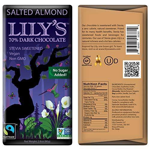 Salted Almond Dark Chocolate Bar I704013